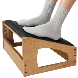 Repose-pieds ergonomique sous bureau 4 hauteurs réglables coussin doux tabouret de pied Na...-