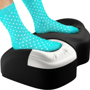 Repose-pieds confort éternel pour sous le bureau au travail - pied de bureau en mousse à mémoire de forme S-