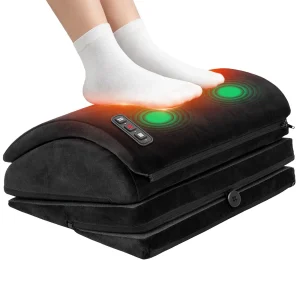 Chauffe-pieds sous bureau avec mousse à mémoire de forme de massage-