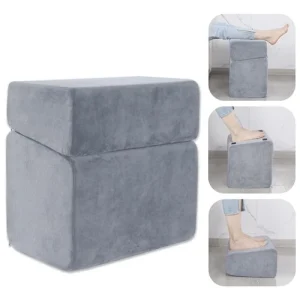 Repose-pieds Sous Bureau, Repose-pieds de bureau ergonomique avec 3 hauteurs réglables,...-